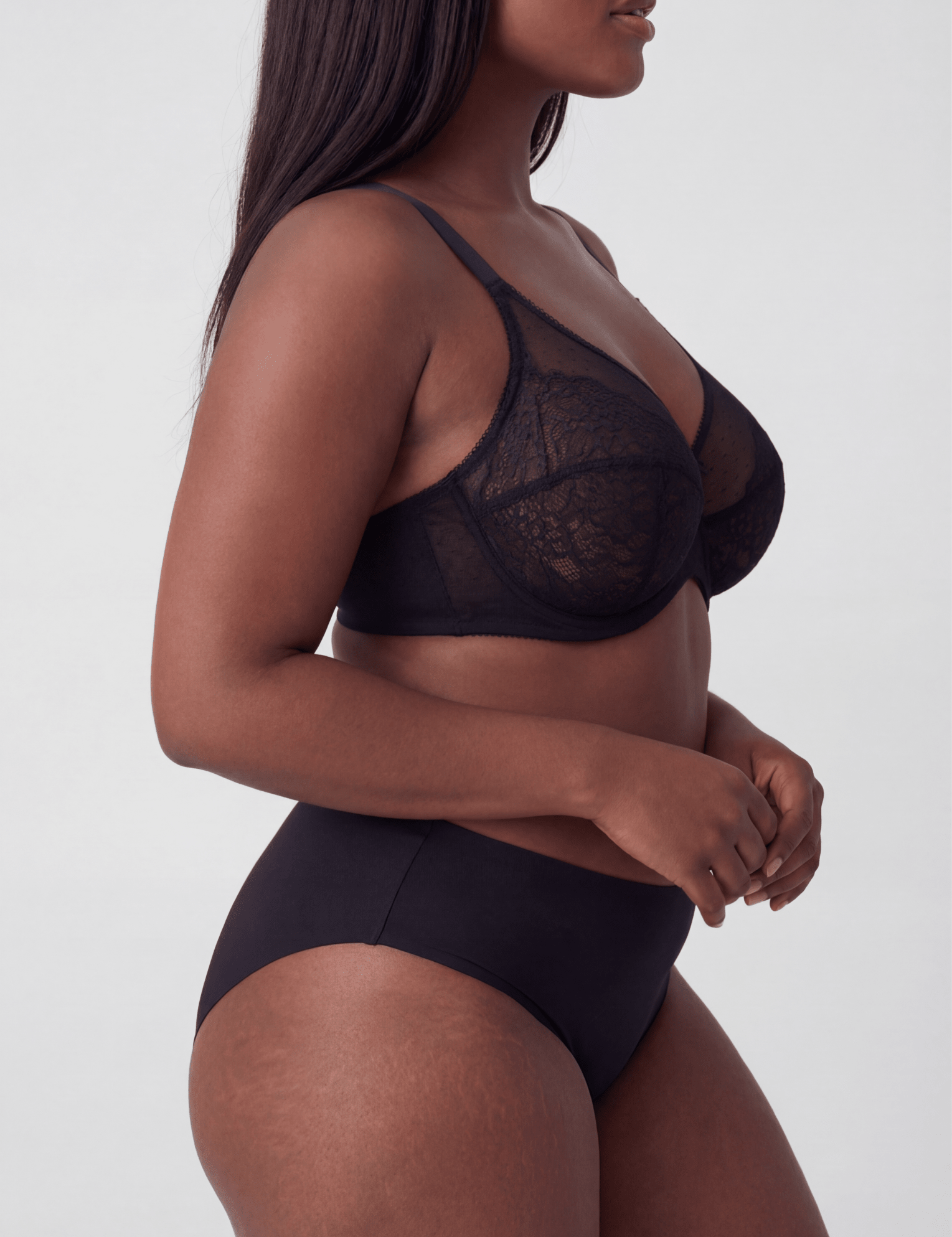 Shapely Unlined Lace Minimizing Bra - Shapely